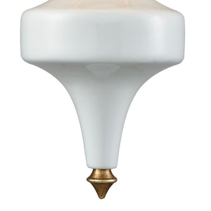 Atlas Ceramique 15'' High 1-Light Wall Sconce - Elegant Antique Gold Leaf Finish for Timeless Decor WL11045-GD