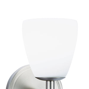 Atlas Chancellor 7.5'' High Integrated LED Wall Sconce - Contemporary Design for Timeless Elegance Brushed Nickel WL11046-NK
