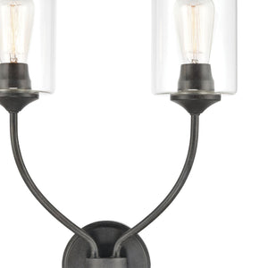 Atlas Daisy 20" High 2-Light Sconce - Modern Tuscan Design in Midnight Bronze for Warm Illumination WL11058-BZ