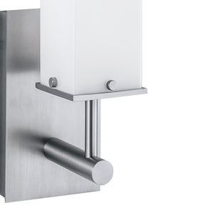 Atlas Dean 4.5'' High Integrated LED Sconce - Brushed Nickel Wall Fixture for Modern Indoor Lighting WL11059-NK