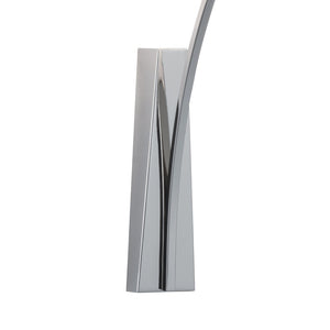 Atlas Diamond 21" High 1-Light Sconce - Hand-Crafted Shade, Polished Nickel for Modern Home Elegance WL11061-NK1
