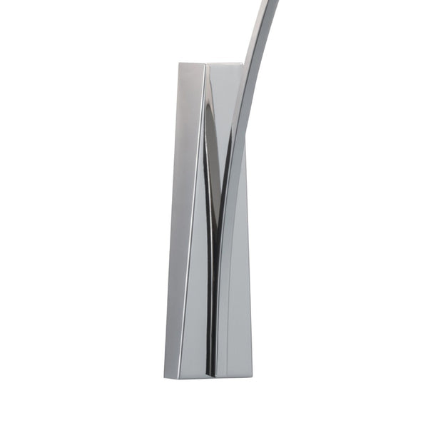 Atlas Diamond 21" High 1-Light Sconce - Hand-Crafted Shade, Polished Nickel for Modern Home Elegance WL11061-NK1