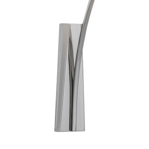 Atlas Diamond 21" High 1-Light Sconce - Hand-Crafted Shade in Polished Nickel for Modern Elegance WL11061-NK2
