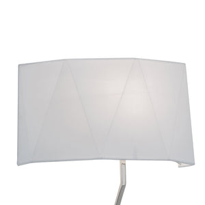 Atlas Diamond 21" High 1-Light Sconce - Hand-Crafted Shade in Polished Nickel for Modern Elegance WL11061-NK2