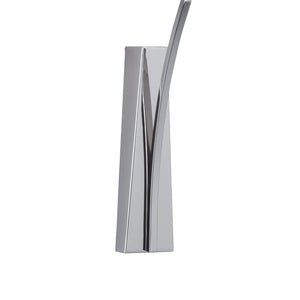 Atlas Diamond 22'' High 1-Light Sconce - Handcrafted Geometric Design in Polished Nickel for Modern Spaces WL11062-NK1