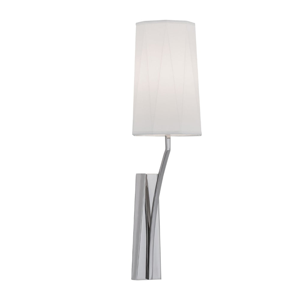 Atlas Diamond 1-Light Sconce – Handcrafted Modern Geometric Design in Polished Nickel for Elegant Spaces WL11062-NK2