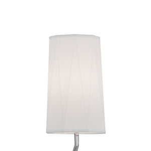 Atlas Diamond 1-Light Sconce – Handcrafted Modern Geometric Design in Polished Nickel for Elegant Spaces WL11062-NK2