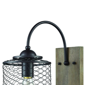Atlas Eagles Rest 12" High 1-Light Wall Sconce - Elegant Oil Rubbed Bronze for Stylish Indoor & Outdoor Use WL11064-BK