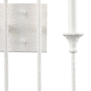 Atlas Edward 33'' High 4-Light Sconce - Stylish Matte White Design for Modern Home Illumination and Decor WL11065-WH