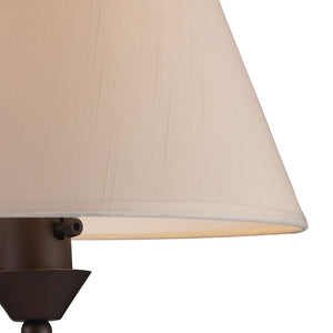 Atlas Elysburg 1-Light Sconce - Modern Geometric Design with Softly Diffused Glass for Elegant Interiors Aged Bronze WL11067-BZ