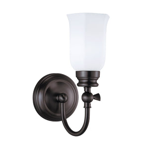 Atlas Emily 11.5'' High 1-Light Sconce - Elegant Oil Rubbed Bronze Fixture for Timeless Indoor Ambiance WL11068-BZ
