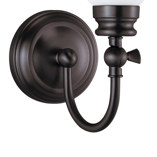Atlas Emily 11.5'' High 1-Light Sconce - Elegant Oil Rubbed Bronze Fixture for Timeless Indoor Ambiance WL11068-BZ