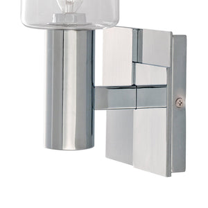 Atlas Empire 10.25'' High 1-Light Wall Sconce - Elegant Ambient Lighting for Transitional Interiors Chrome WL11069-CH