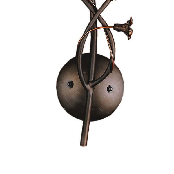 Atlas Fioritura 16'' High 2-Light Sconce - Rustic Italian Charm with Hand-Blown Tulip Shades in Bronze WL11075-BZ