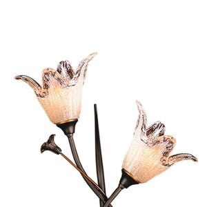 Atlas Fioritura 16'' High 2-Light Sconce - Rustic Italian Charm with Hand-Blown Tulip Shades in Bronze WL11075-BZ