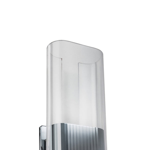 Atlas Gem 17'' High Integrated LED Sconce - Modern Elegance with Clear Acrylic Diffuser for Any Space Chrome WL11082-CH