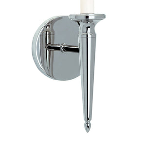 Atlas Georgetown 14.5'' High 1-Light Wall Sconce - Elegant Neoclassical Design in Polished Nickel Finish WL11084-NK2