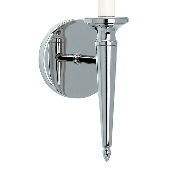 Atlas Georgetown 14.5'' High 1-Light Wall Sconce - Elegant Neoclassical Design in Polished Nickel Finish WL11084-NK2