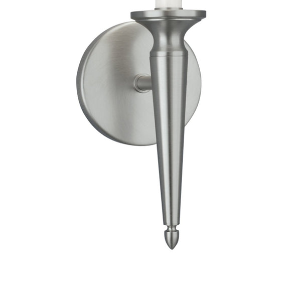 Atlas Georgetown 14.5" High 1-Light Sconce - Elegant Brushed Nickel Fixture for Contemporary Spaces WL11085-NK2