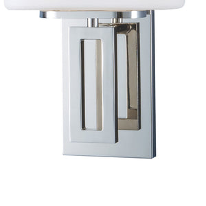 Atlas Hamilton 11.5" High 1-Light Wall Sconce - Polished Nickel Finish for Modern Indoor Elegance WL11087-NK