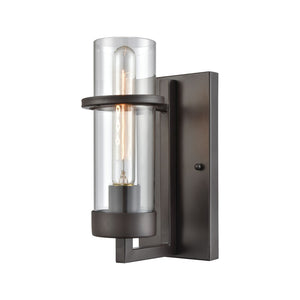 Atlas Holbrook 10'' High 1-Light Wall Sconce – Elegant Oil Rubbed Bronze Fixture for Stylish Illumination WL11088-BZ