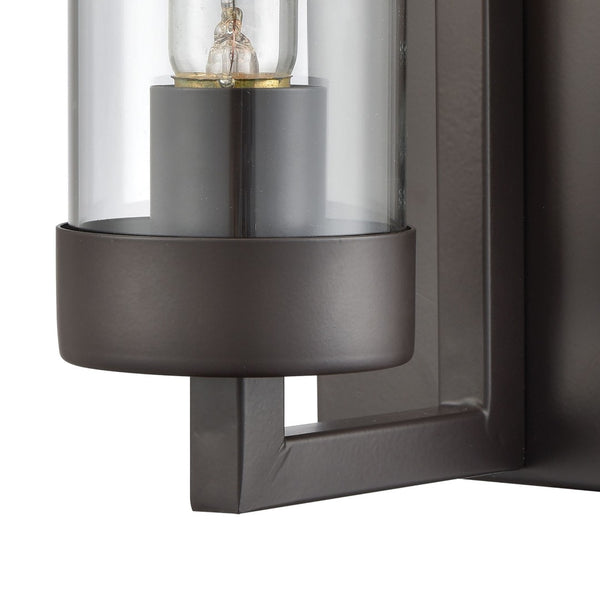 Atlas Holbrook 10'' High 1-Light Wall Sconce – Elegant Oil Rubbed Bronze Fixture for Stylish Illumination WL11088-BZ