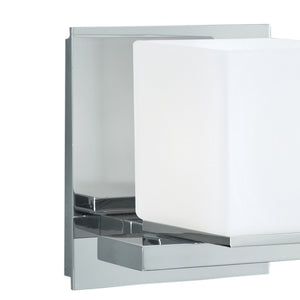 Atlas Icereto 5.5'' High 1-Light Chrome Sconce - Modern Accent Lighting for Hallways & Bathrooms WL11090-CH