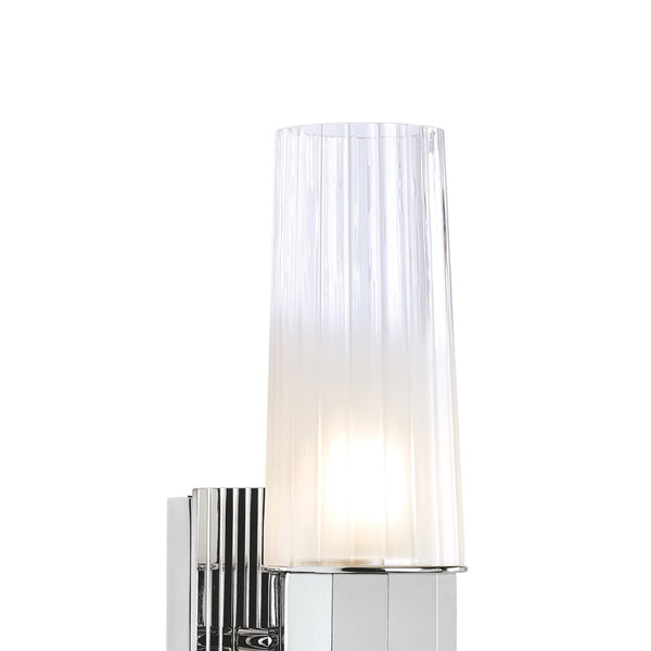 Atlas Icycle 2-Light Sconce - Modern Chrome Fixture with Ombre Glass Shades for Contemporary Spaces WL11092-CH