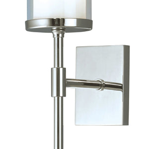 Atlas Kimberly Elegant 16.75" High 1-Light Chrome Sconce - Dual-Layered Glass for Modern Sophistication WL11098-CH