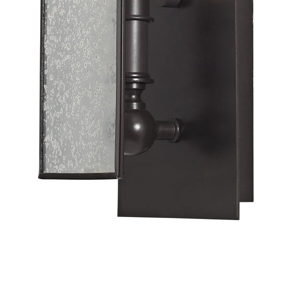 Atlas Lindhurst 1-Light Sconce - Elegant Oil Rubbed Bronze Fixture with Mercury Glass for Timeless Charm WL11102-BZ