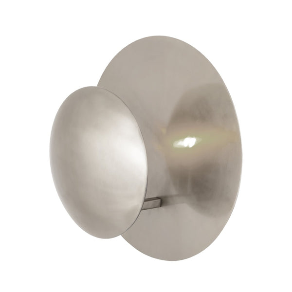 Atlas Lorens 12.5'' High 1-Light Wall Sconce - Polished Nickel, Modern Minimalist Design for Ambient Lighting WL11103-NK