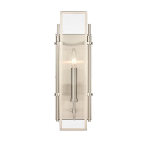 Atlas Mechanist 17'' High Industrial-Style 1-Light Sconce for Modern Elegance and Practical Illumination Chrome WL11109-CH