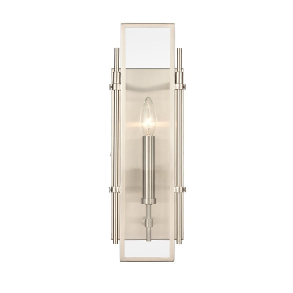 Atlas Mechanist 17'' High Industrial-Style 1-Light Sconce for Modern Elegance and Practical Illumination Chrome WL11109-CH