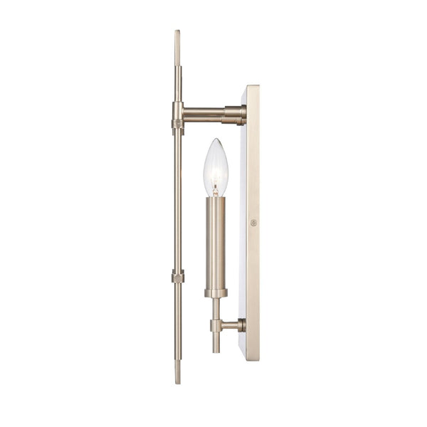 Atlas Mechanist 17'' High Industrial-Style 1-Light Sconce for Modern Elegance and Practical Illumination Chrome WL11109-CH