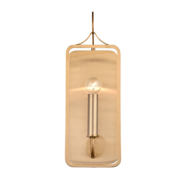 Atlas Merge 15" High 1-Light Sconce - Mid-Century Modern Design for Elegant Ambient Illumination Satin Brass WL11110-GD