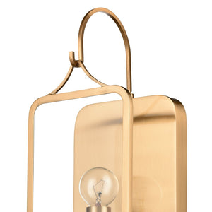 Atlas Merge 15" High 1-Light Sconce - Mid-Century Modern Design for Elegant Ambient Illumination Satin Brass WL11110-GD