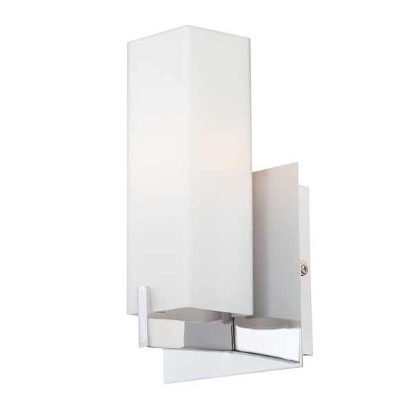 Atlas Moderno 8.3'' Sleek 1-Light Wall Sconce for Contemporary Spaces - Ideal for Bathrooms & Hallways Chrome WL11115-CH