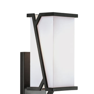 Atlas Moiselle 12'' High 1-Light Matte Black Wall Sconce - Modern Geometry for Chic Home Accents WL11116-BK