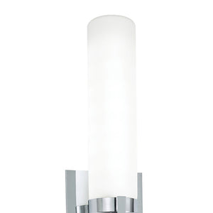 Atlas Newport 13.25'' High 1-Light Wall Sconce - Modern Chrome & Clear Glass for Elegant Illumination WL11120-CH