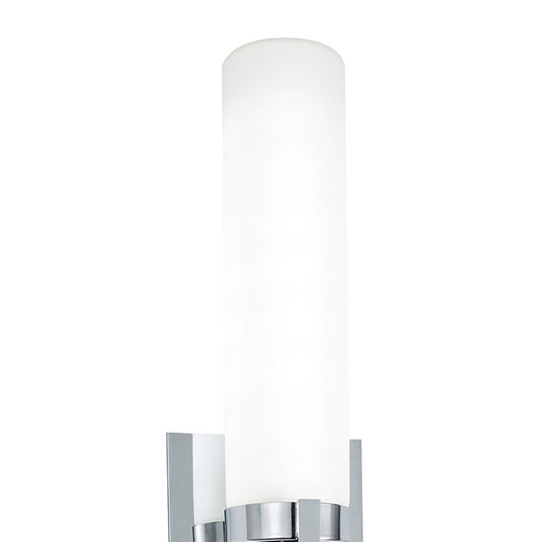 Atlas Newport 13.25'' High 1-Light Wall Sconce - Modern Chrome & Clear Glass for Elegant Illumination WL11120-CH