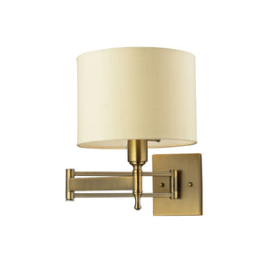 Atlas Pembroke 12" High 2-Light Sconce - Modern Sculptural Design for Soft Ambient Illumination Indoors Antique Brass WL11125-BS