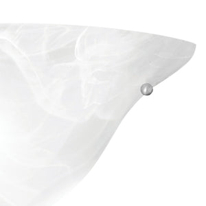 Atlas Prestige 8.5'' 1-Light Outdoor Sconce - Elegant Brushed Nickel with Tulip Alabaster Glass Shade WL11127-NK