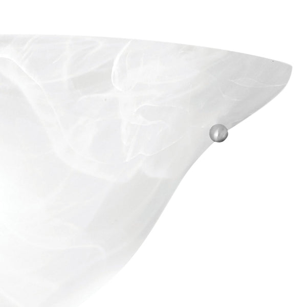 Atlas Prestige 8.5'' 1-Light Outdoor Sconce - Elegant Brushed Nickel with Tulip Alabaster Glass Shade WL11127-NK