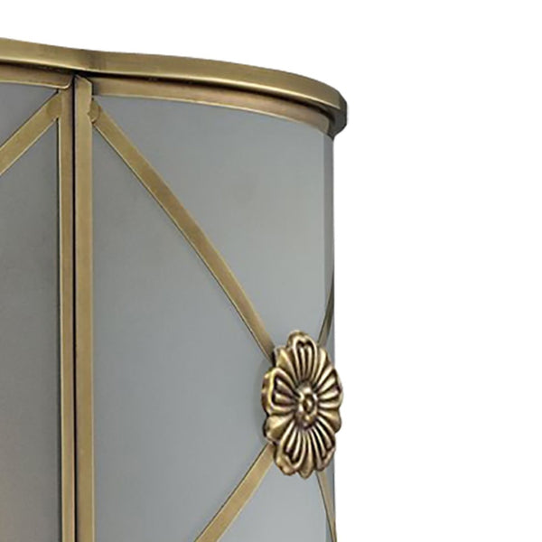 Atlas Preston 6.5'' High 2-Light Wall Sconce - Elegant Brushed Brass & Frosted Glass for Timeless Style WL11128-BS