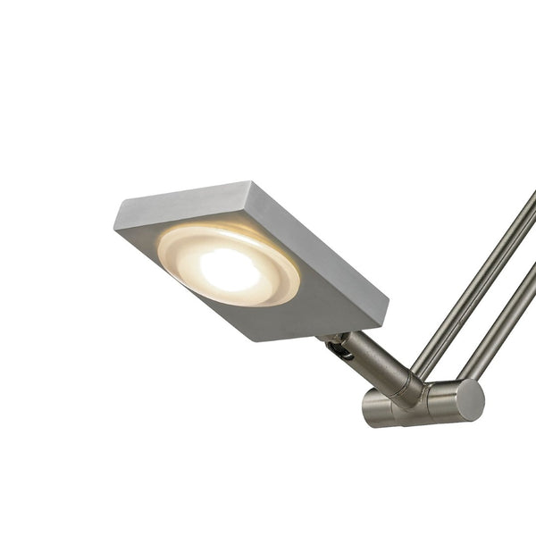 Atlas Reilly 5'' High 1-Light Brushed Nickel Sconce - Modern Adjustable LED Lighting for Any Space WL11132-NK