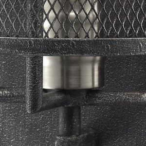 Atlas Slatington 13'' High 1-Light Sconce - Industrial Brushed Nickel Fixture with Vintage Wire Mesh Shade WL11144-NK