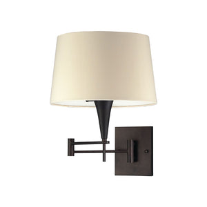 Atlas Swingarms 16'' High 1-Light Sconce - Adjustable Wall Fixture for Warm, Vintage-Style Lighting Aged Bronze WL11155-BZ