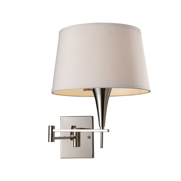 Atlas Swingarms 16'' High 1-Light Sconce - Adjustable Wall Fixture for Warm, Vintage-Style Lighting Polished Chrome WL11155-CH