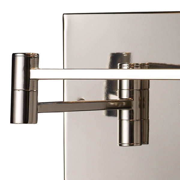 Atlas Swingarms 16'' High 1-Light Sconce - Adjustable Wall Fixture for Warm, Vintage-Style Lighting Polished Chrome WL11155-CH
