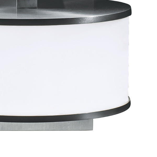Atlas Timbale Integrated LED Sconce by Michael Wolk - Modern Drum Shade for Elegant Ambient Illumination Brushed Aluminum 7'' WL11158-SV